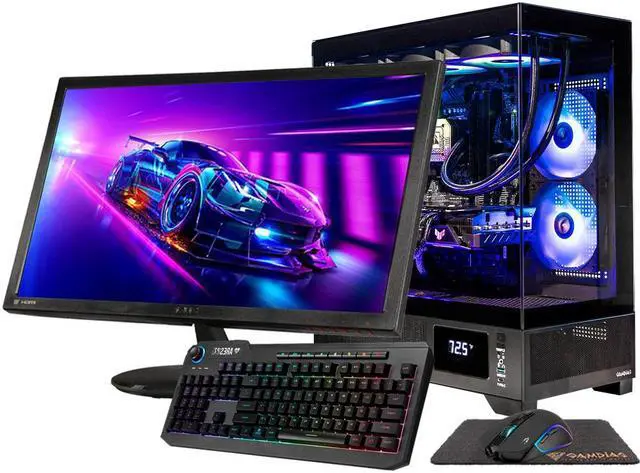 Main image of 2024 Gigatech Gaming Omega 7 Gaming PC Desktop - Core I7-14700K 28-Threads 5.6GHz Processor, NVIDIA RTX 4080 GPU Graphics Card, DDR4 3200MHz Memory, 1TB PCIe NVMe SSD, RGB, Built-In WiFi, Windows 11