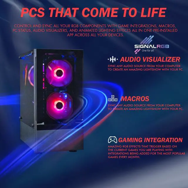 Main image of Gigatech Gaming Titan 5 Gaming PC Desktop - Intel Core Ultra 5 245K 5.2GHz 14-Core, NVIDIA RTX 5060 GPU Graphics Card, 32GB DDR5 6000MHz, 512GB SSD, RGB, RGB, Windows 11, Wi-Fi