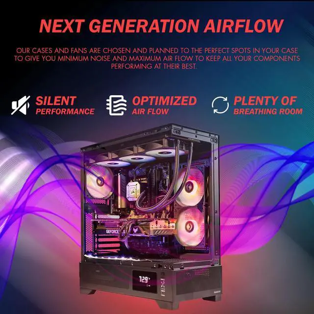 Gigatech Gaming Omega 7 Gaming PC Desktop - Core Ultra 7 265K, RTX 5080 ...