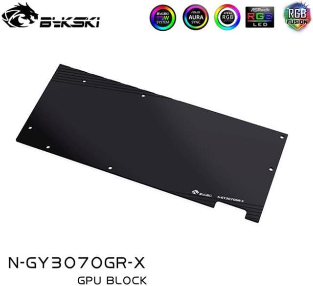 Alt view image 6 of 7 - Bykski Full Coverage GPU Water Block and Backplate for GALAXY RTX 3060Ti/3070 GAMER (N-GY3070GR-X)