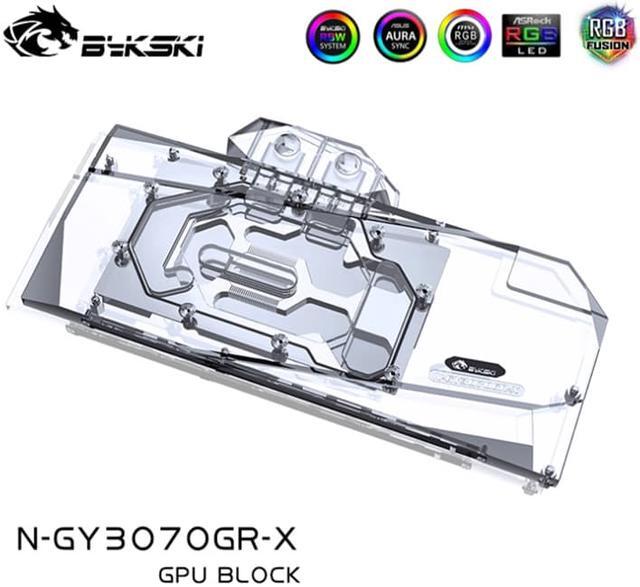 Alt view image 5 of 7 - Bykski Full Coverage GPU Water Block and Backplate for GALAXY RTX 3060Ti/3070 GAMER (N-GY3070GR-X)