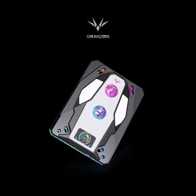 Alt view image 4 of 12 - Granzon Advanced CPU Block With Temperature Display For AMD Ryzen3/5/7/9/ThreadRipper, Water Cooling Cooler GAMS AMD Platform