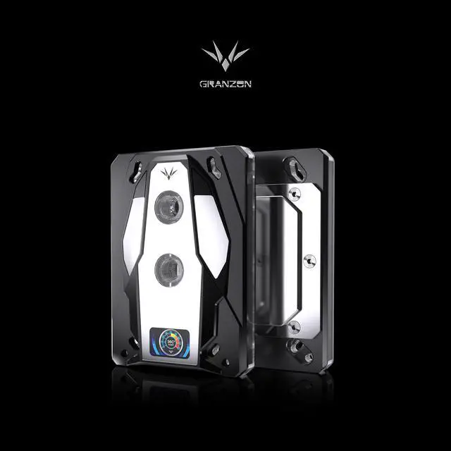 Alt view image 3 of 12 - Granzon Advanced CPU Block With Temperature Display For AMD Ryzen3/5/7/9/ThreadRipper, Water Cooling Cooler GAMS AMD Platform