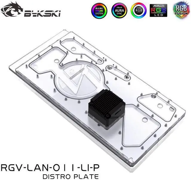 Alt view image 3 of 5 - Bykski Water Cooling Kit For Lian Li O11 Case With Waterway Board For CPU/GPU Liquid Cooling Cooler, RGV-LAN-O11-LI-P