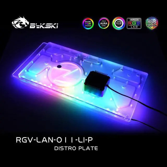 Alt view image 4 of 5 - Bykski Water Cooling Kit For Lian Li O11 Case With Waterway Board For CPU/GPU Liquid Cooling Cooler, RGV-LAN-O11-LI-P