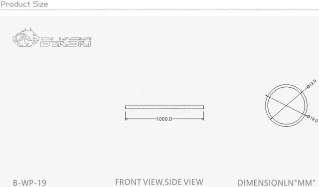 Alt view image 3 of 3 - Bykski B-WP PVC Soft Tube , 13x19 Soft Pipe For Water Cooling System Component Connection Red C set
