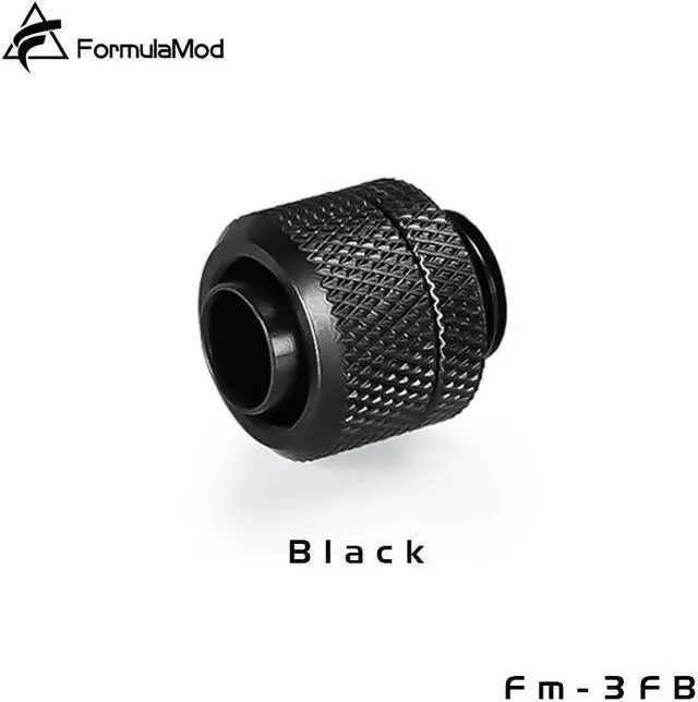 Alt view image 2 of 6 - FormulaMod 10x13 / 10x16mm Soft Tube Fitting , Copper G1/4" Fitting For Soft Tube , Fm-3FH Fm-3FB