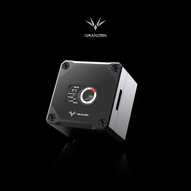 Main image of Granzon GFM II PWM DDC Water Pump , For Computer Water Cooling, Digital Display Wireless Speed Control , Flow 700L/H Lift 6 Meter