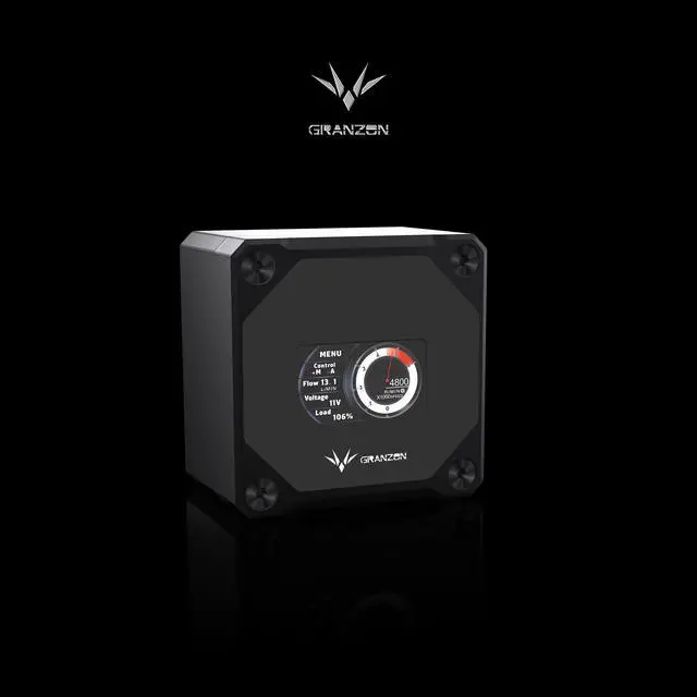 Alt view image 4 of 5 - Granzon GFM II PWM DDC Water Pump , For Computer Water Cooling, Digital Display Wireless Speed Control , Flow 700L/H Lift 6 Meter