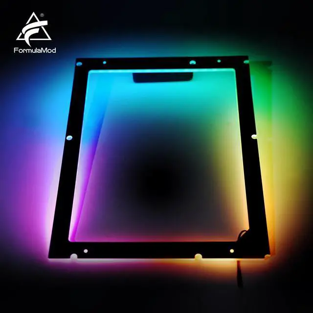 Alt view image 3 of 6 - FormulaMod Lightinghouse ATX M-ATX ITX Motherboard Lighting Back Plate 5v 3Pin A-RGB LED Mobo Luminous Backplane Dekoration Fm-MBRGB( ATX)