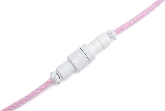 Alt view image 5 of 7 - FormulaMod Custom Coiled Keyboard Cable for Type-C Mechanical Keyboard,Aviator USB Cable for Gaming Keyboard, Pro Double Sleeved Cable with Organizer Zipper Bag