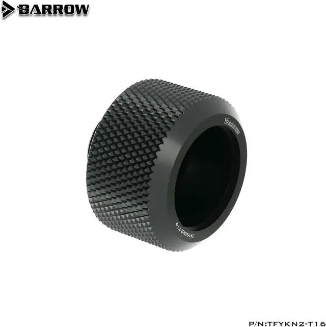 Alt view image 2 of 5 - Barrow Hard Tube Fitting For Outer Diameter 16mm Rigid Tubing, Thread G1/4" Compression Tube Fitting For Water Cooling System, 8 Pack Black Kit TFYKN2-T16
