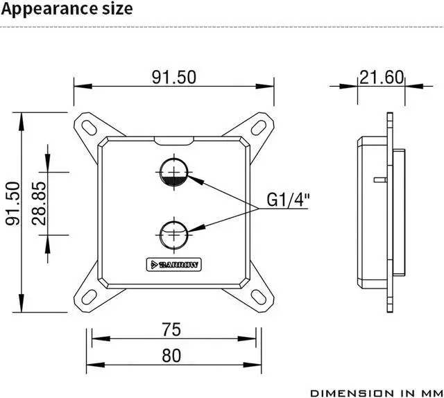 Alt view image 5 of 7 - Barrow Classic Edition CPU Block, For Intel CPU,  Compatible With LGA115x/1200/1700 & X99/X299 platform, A-RGB Acrylic Micro Waterway Water Cooling Cooler LTYK3-04I