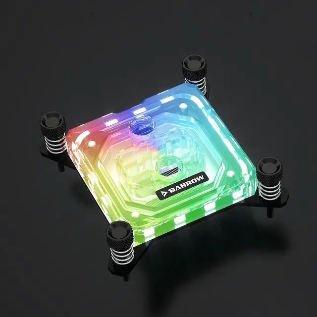 Alt view image 2 of 7 - Barrow Classic Edition CPU Block, For Intel CPU,  Compatible With LGA115x/1200/1700 & X99/X299 platform, A-RGB Acrylic Micro Waterway Water Cooling Cooler LTYK3-04I