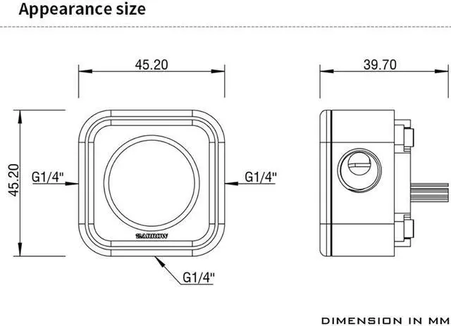 Alt view image 2 of 5 - Barrow Aluminum Alloy Panel, Water Flow Meter LRC2.0(5v 3pin) Lighting System Multiple Blade Colors, For Water Cooling, SLFV2-RGB Black