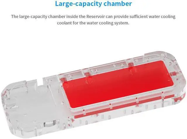 Alt view image 7 of 7 - Barrowch FBRE2 Reservoir With Extended Display Screen, 8.8-inch Reservoir, DIY Water Cooling Accessories Real Time Monitoring Gray