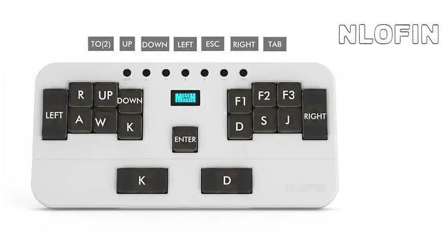 Main image of NLOFIN Exploration Series Leverless 17 Keyboard Full-Button Stickless Controller, Aluminum Alloy Music Gaming Keyboard, Three Game Modes to Switch Between, Multiple Colors Available, NLHX-ET17-01