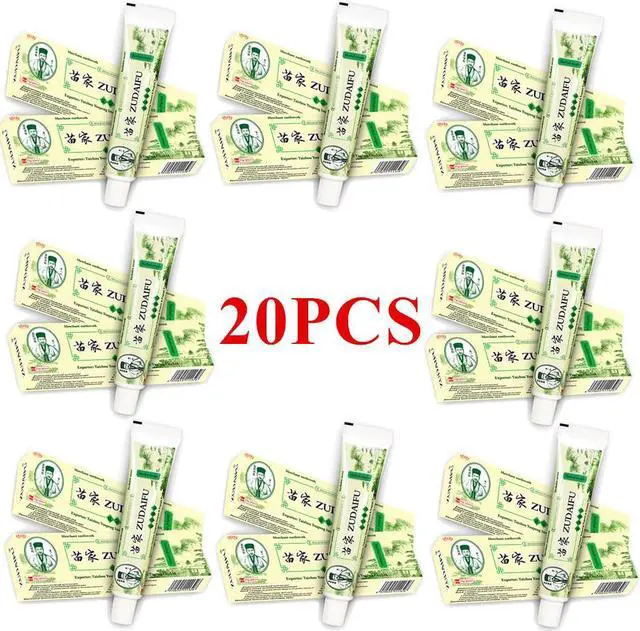 Main image of 20 tubes ZUDAIFU YIGANERJING Skin Psoriasis Cream Dermatitis Eczematoid Eczema Ointment