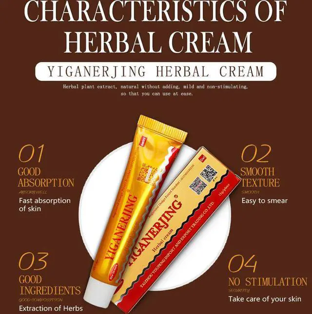 Alt view image 5 of 7 - 5PCS YIGANERJING Skin Psoriasis Cream Dermatitis Eczematoid Eczema Ointment