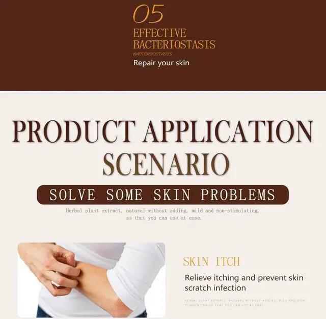 Alt view image 6 of 7 - 5PCS YIGANERJING Skin Psoriasis Cream Dermatitis Eczematoid Eczema Ointment