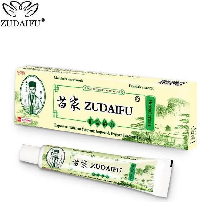 Alt view image 2 of 7 - ZUDAIFU Herbal Cream Chinese Herbal Eczema, Psoriasis Creams Dermatitis and Eczema Pruritus Psoriasis Skin Care Ointment
