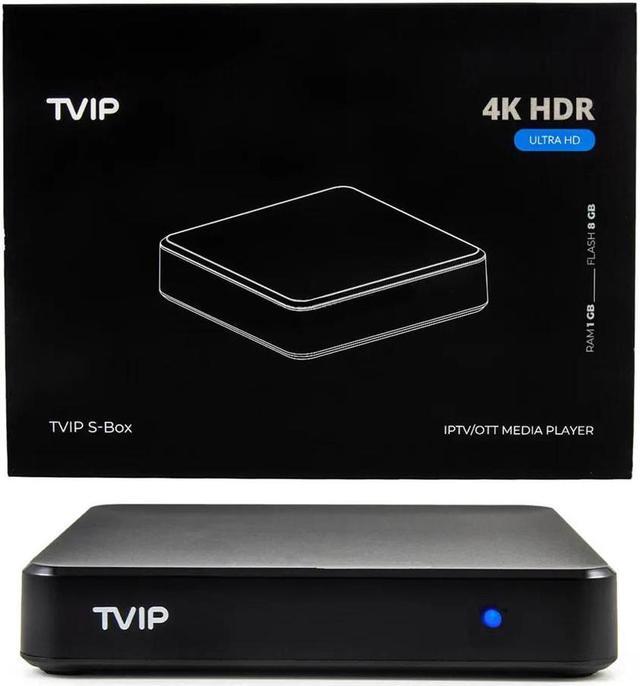 Alt view image 3 of 7 - TVIP705 S-Box v.705 Smart TV Box 1GB RAM 8GB 4K UHD 2.4/5G WiFi Android11 Nordic one TV Box Support TVIP TMS, Open JSON API, Hibox Aura, Stalker Without IPTV Subscription
