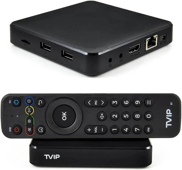 Alt view image 4 of 7 - TVIP705 S-Box v.705 Smart TV Box 1GB RAM 8GB 4K UHD 2.4/5G WiFi Android11 Nordic one TV Box Support TVIP TMS, Open JSON API, Hibox Aura, Stalker Without IPTV Subscription