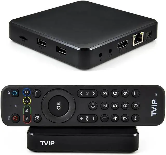 Main image of TVIP605 SE TV Box Dual System Linux&Android Amlogic S905X Quad Core Dual Band WiFi Media Streamers 4K Ultra HD 3D Linux MAG Box Support Open JSON API, Stalker Without IPTV Subscription