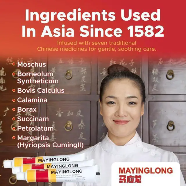 Alt view image 6 of 7 - MaYingLong 5 Pack Original Musk Hemorrhoids Ointment,Hemorrhoid & Anal Fissure Ointment Hemorrhoid Treatment,20g per Pack,Hemorrhoid Cream for Fast Acting Relief of Pain Swelling Discomfort Itching