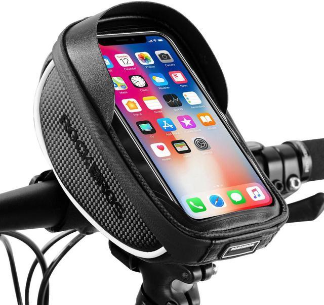 ROCKBROS Motorcycle Phone Mount Waterproof Handlebar Bag Phones Below 6.8”