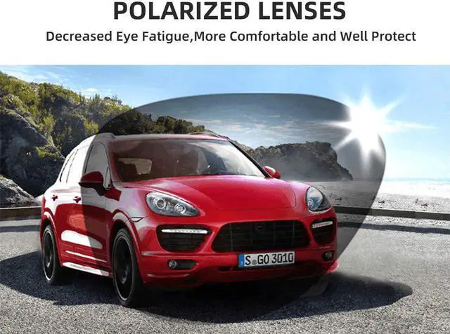 Alt view image 2 of 6 - RockBros Polarized Sports Sunglasses UV Protection Cycling Glasses Outdoor Black