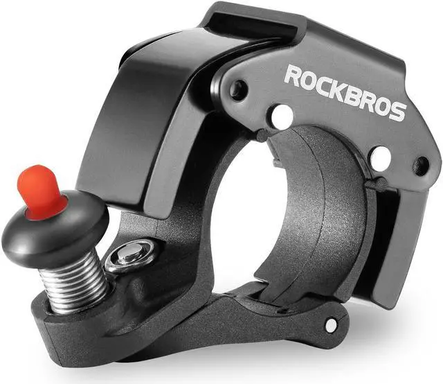Main image of ROCKBROS Bike Bells Hidden MTB Bells Bicycle Bells for 22.2mm Handlebars, More than 100dB, Clear & Long Sound Ringer, Mountain Bike, Scooter, Youth Bike