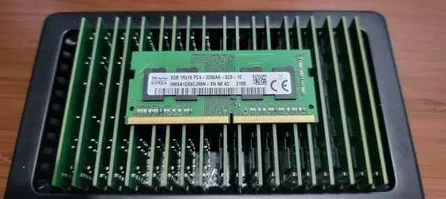 Alt view image 2 of 2 - SK Hynix 8GB HMAA1GS6CJR6N-XN 1Rx16 PC4-25600 DDR4-3200 MHz 260-Pin SO-DIMM Laptop Memory