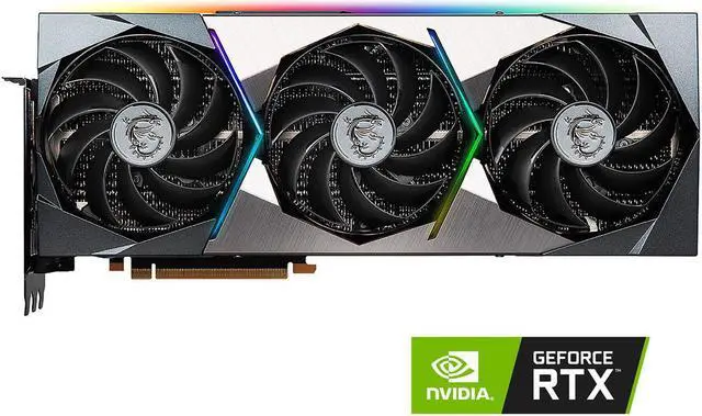 Alt view image 2 of 7 - MSI Suprim GeForce RTX 3090 Ti 24GB GDDR6X PCI Express 4.0 SLI Support ATX Video Card RTX 3090 TI SUPRIM X 24G