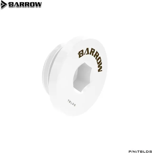 Alt view image 2 of 2 - Barrow TBLDS, G1 / 4 " Black Silver Hand tighten the lock seal sealing plug water cooling computer fittings