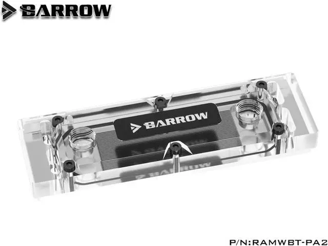 Alt view image 3 of 7 - Barrow RAM Water Cooling Block Kit, LRC 2.0(A-RGB) Cooling Block, The Kit Include 2x Armors + 1x Block, Each Block Maximum Support 4 RAM Armors RAMWBT-PA2