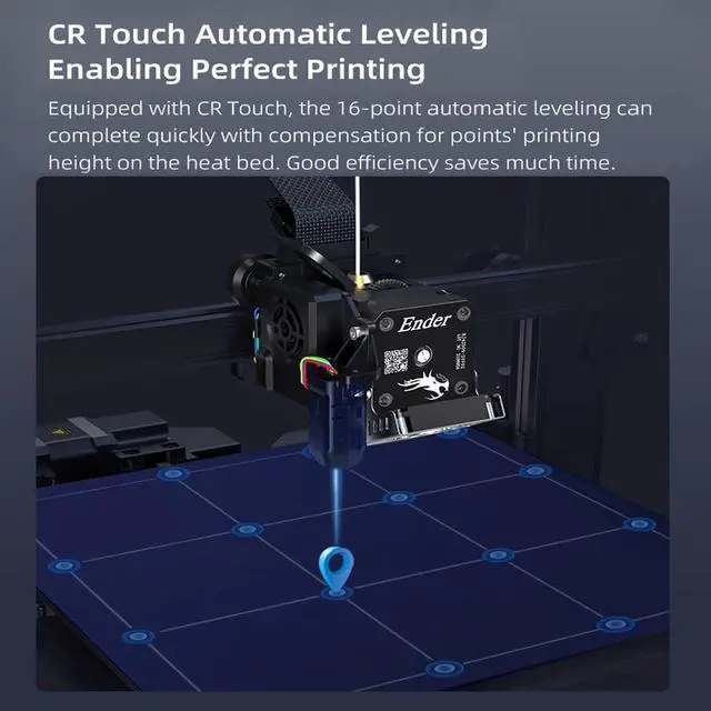 Alt view image 4 of 7 - CREALITY Ender-3 S1 Pro 3D Printer CR Touch Automatic Levelling High-performance Printer With 220*220*270mm Size Printing 2022