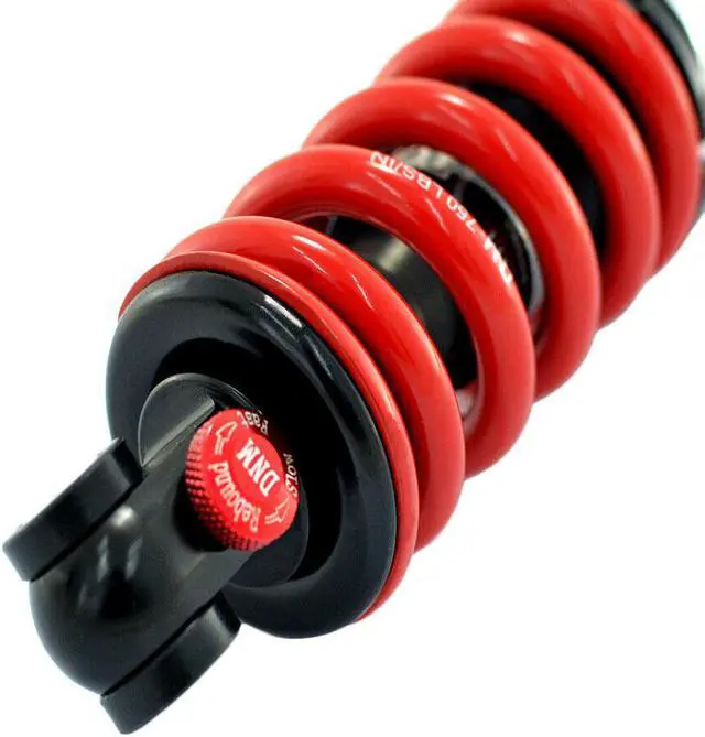 Alt view image 3 of 5 - DNM DV22AR Mountain Bike Coil Spring Rear Shock 165 x 35mm, Red Coil Spring, ST1946