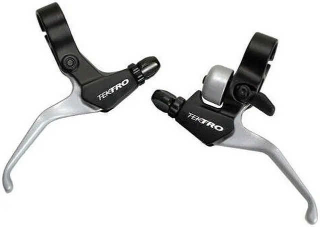 Main image of TEKTRO CL525-RS+CL520-RS MTB BMX HYBRID Brake Lever With Bell, Silver,MH1871