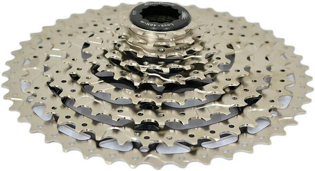 SunRace CM983 11-46T 9 Speed Wide Ratio Cassette, Silver, ST1913