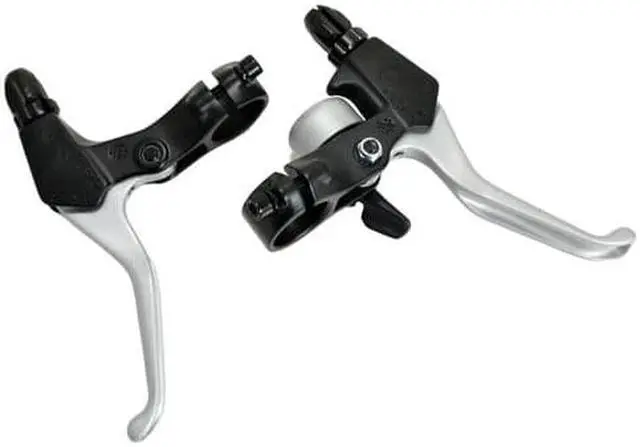 Alt view image 3 of 3 - TEKTRO CL525-RS+CL520-RS MTB BMX HYBRID Brake Lever With Bell, Silver,MH1871