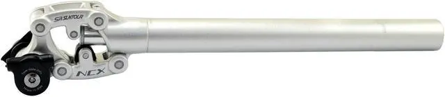 Alt view image 6 of 6 - SR SUNTOUR SP12 NCX Suspension Seat Post with Protective Cover 31.6X400mm, Silver, VK2298