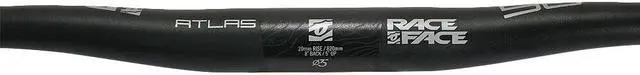 Alt view image 2 of 3 - RaceFace Atlas 35 Riser 35 x 820mm Handlebar 20mm Rise, Black, RF1980