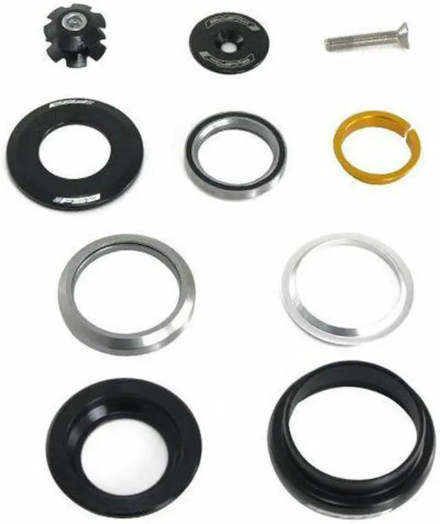 Alt view image 3 of 4 - FSA 1/DX Pro-A 1-1/8 Inches to 1.5Inches Tapered Headset with Top Cap, XTE1666