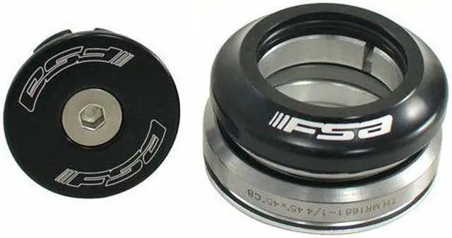 Alt view image 2 of 4 - FSA Orbit C-33 Integrated Headset Fit 1-1/8Inches to 1-1/4Inches Tapered, Black, NO.44E, XTE1591