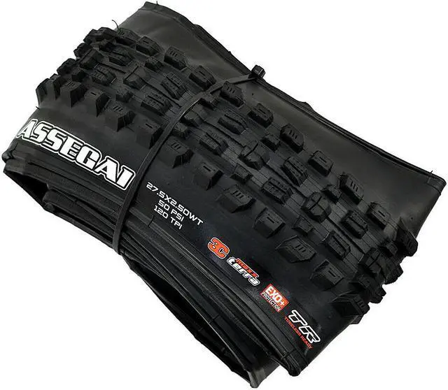 Alt view image 2 of 5 - MAXXIS ASSEGAI M356RU MTB Folding Tire TR EXO+ 3C MaxxTerra 27.5x2.5" Tire,Black, 2 Tire, MX2130