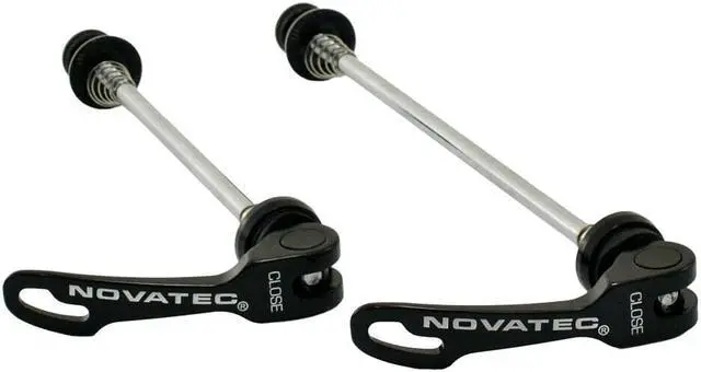Alt view image 7 of 7 - NOVATEC D791SB + D792SB MTB 28 Hole Disc Hubs w/Skewers,1 Pair, Black, NA2155