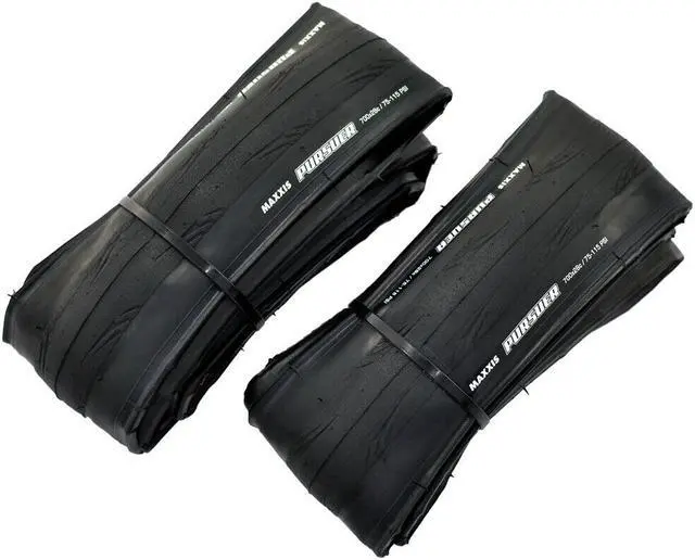 Main image of MAXXIS Pursuer M225P 700x28C Tire Road Racing Clincher Folding Tire 60TPI 115PSI, Black, 2 Tire, MX2218