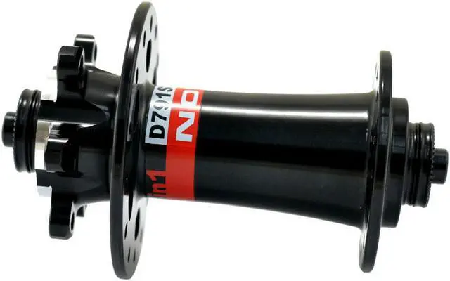 Alt view image 2 of 7 - NOVATEC D791SB + D792SB MTB 28 Hole Disc Hubs w/Skewers,1 Pair, Black, NA2155