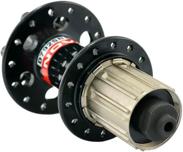 Alt view image 6 of 7 - NOVATEC D791SB + D792SB MTB 28 Hole Disc Hubs w/Skewers,1 Pair, Black, NA2155